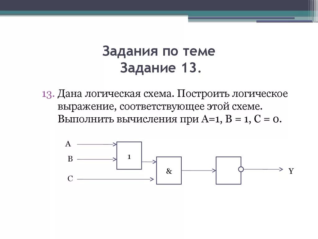 Как строить логические схемы по логическим выражениям. Построение логических схем по логическим выражениям. этапы построения логической схемы. выполните вычисления пологи ческом схему. постройте логическое выражение по логической схеме.