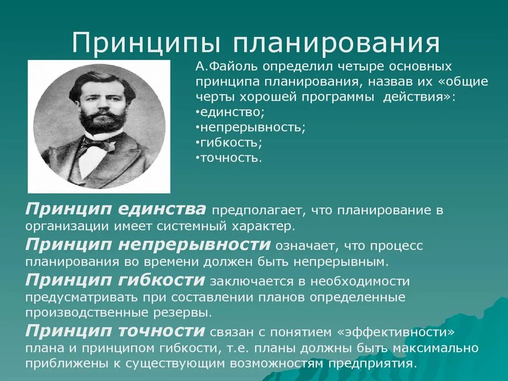 Принципы планирования. Принципы планирования Файоля. Назовите принципы планирования. Охарактеризуйте принципы планирования..