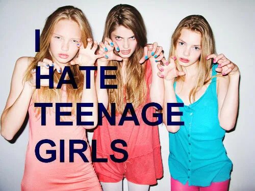 I hate girl. I hate girls. i hate teenagers. help, my teenager hates me!.