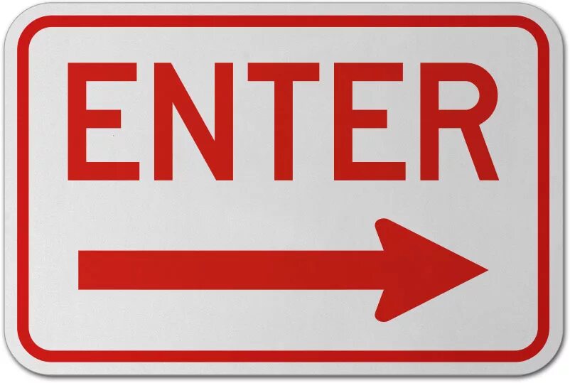 Enter sign