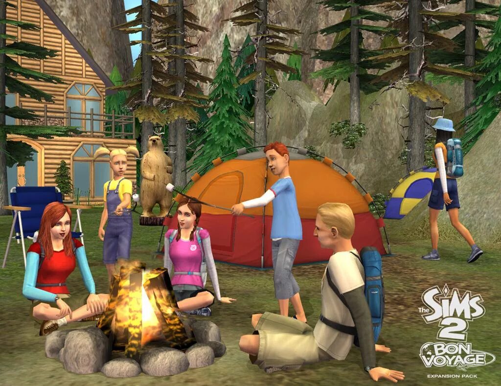 The SIMS 2 путешествия. Игра SIMS 2 bon Voyage. The SIMS 2 Бон Вояж. Озерный край симс 2. Симс 2 путешествия