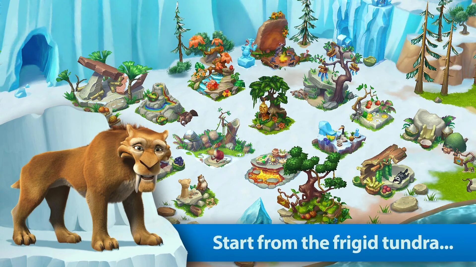 Age ферм. Игра Ледниковый период Ice age World. Игра Ледниковый период деревушка мир динозавров. Ice age 5 игра. Веселая ферма 3 ледниковая Эра.