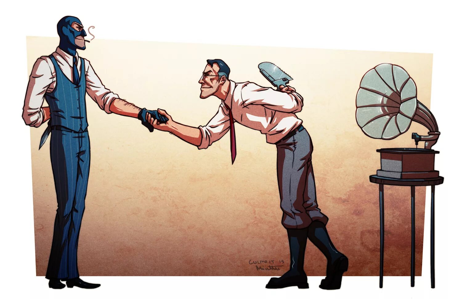 Dottore and the spy на русском