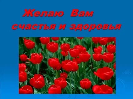 Желаю тебе побольше здоровья