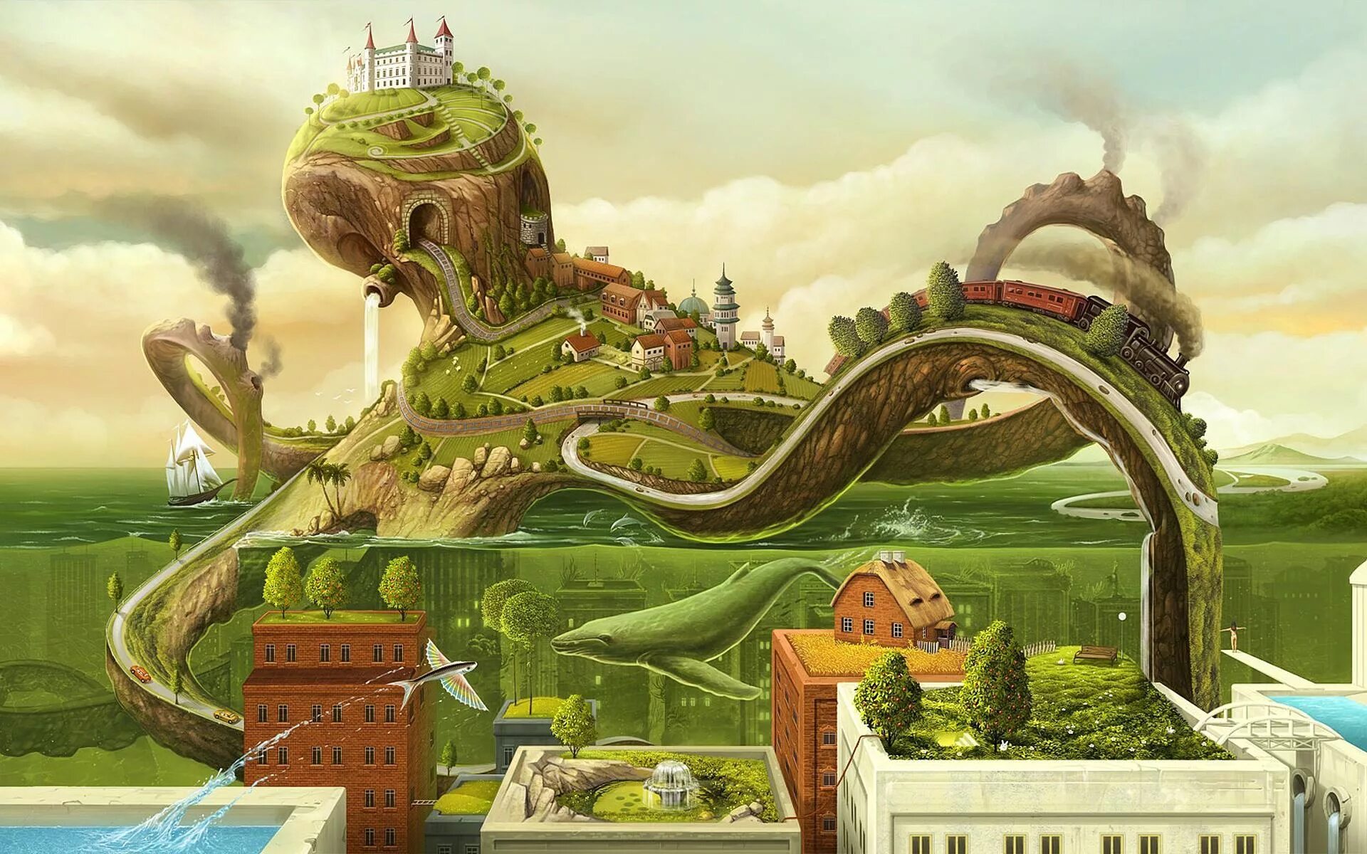 Картины будущего. Удивительная цифровой мир. Цифровые скульптуры чада найта. Чад найт. Картины яцек йерка сюрреализм.