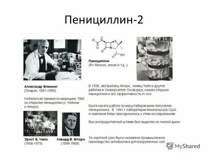 Научное открытие пенициллин