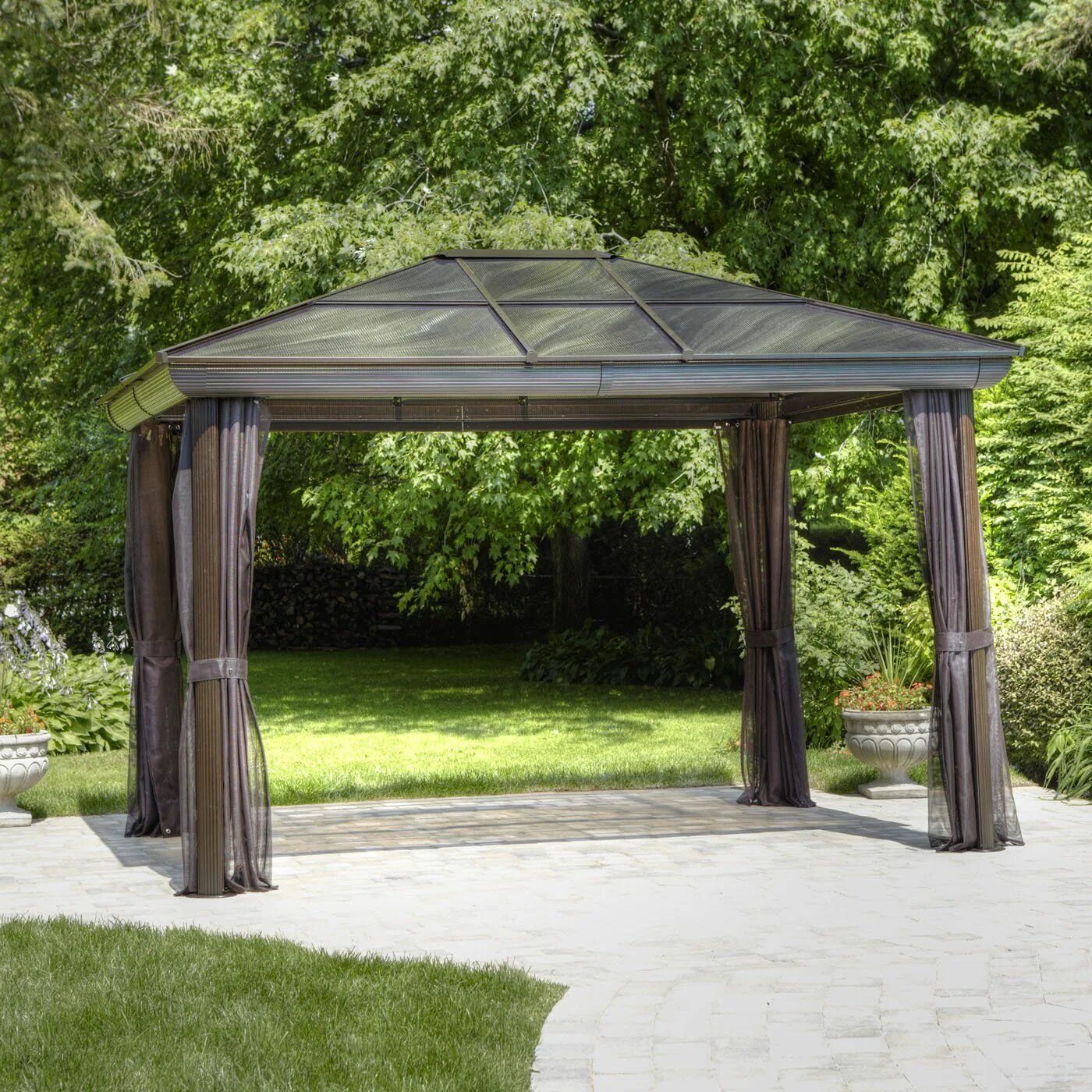 Темная беседка. Шатер Comfort Garden Gazebo GHGM 001. Павильон садовый Hendley 350x262 см. Беседка Gazebo. Газебо певец.