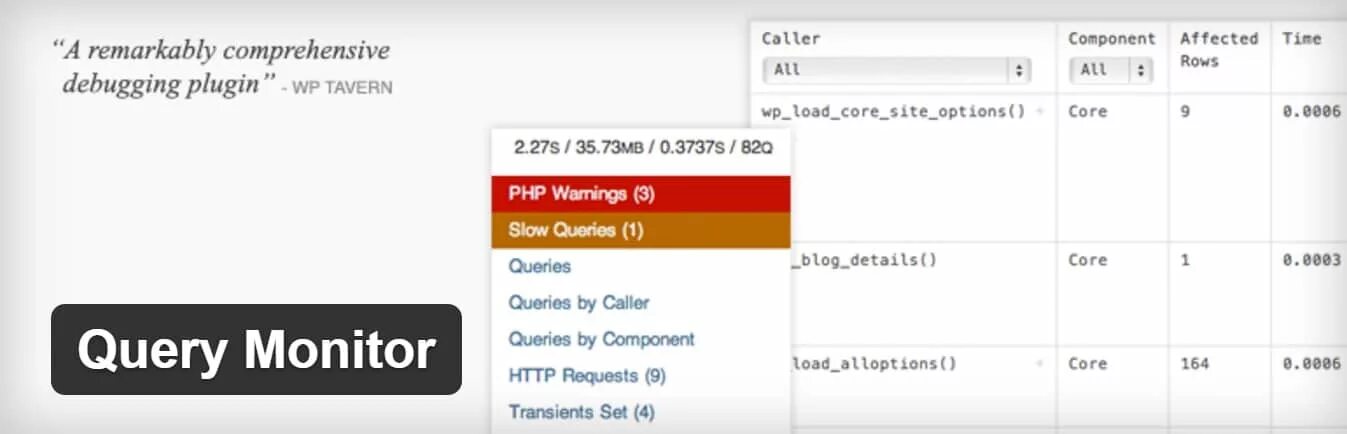 Query call. Query monitor. pre checkout query.