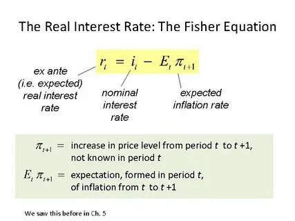 Real rate