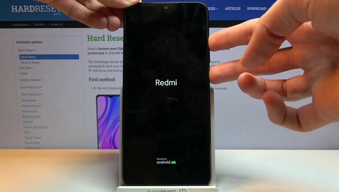 Заводские настройки redmi note 8