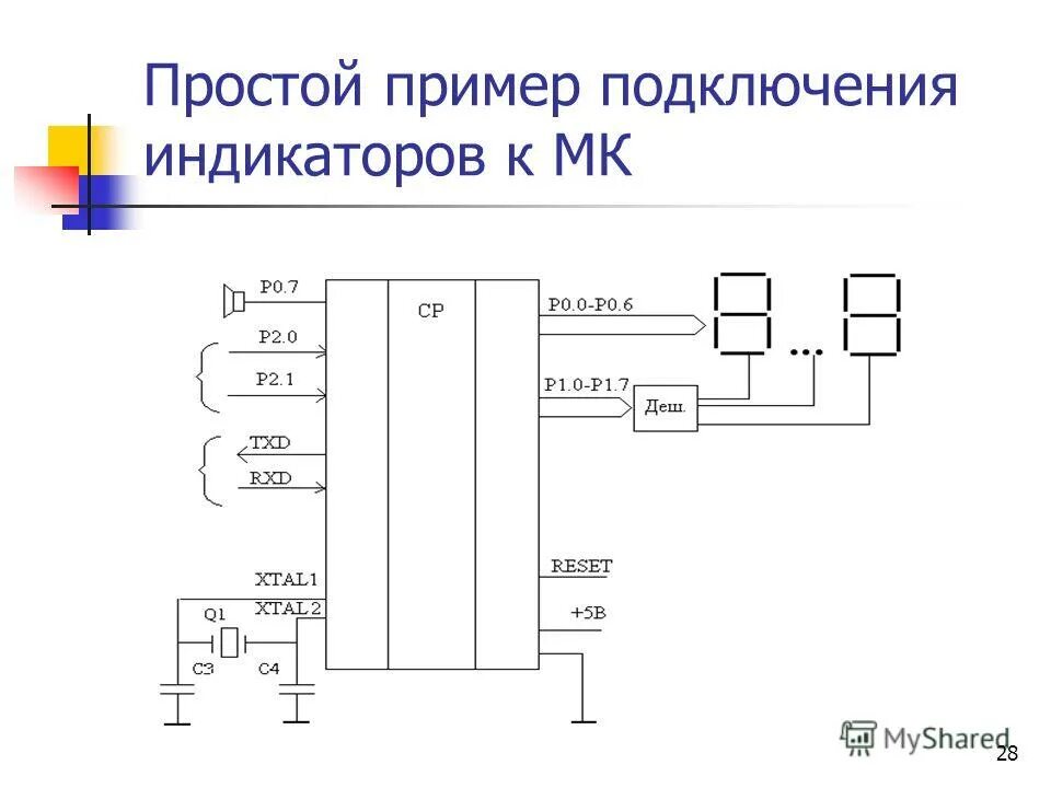 Схема подключения пример. Схема подключения пример
