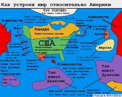 Страны с границами