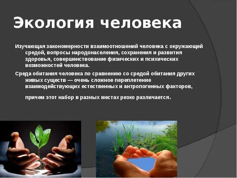Как человек изучает окружающую среду. Как человек изучает окружающую среду