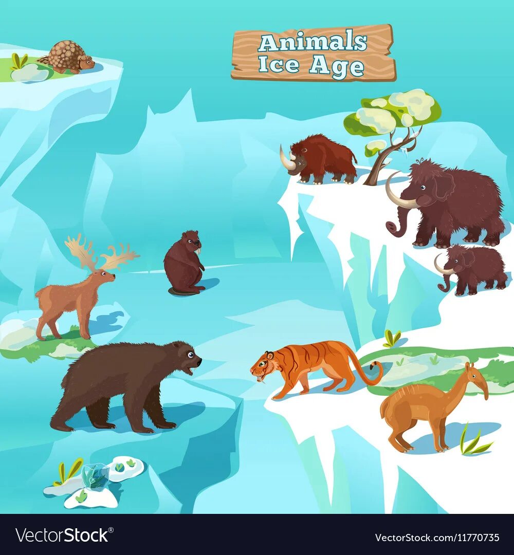 Ice animals. Животные ледникового периода. Ледниковй период вектро. Ледниковый период вектор. Ледниковый период звери.