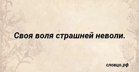 Портрет одного слова воля