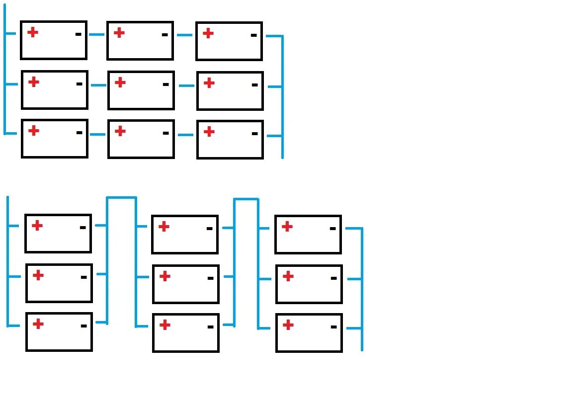 Соединение 3 аккумуляторов. Последовательно-параллельное соединение аккумуляторов 18650. Параллельно-последовательное соединение аккумуляторов 18650. Параллельно последовательное соединение аккумуляторов 18650 схема. Параллельное соединение аккумуляторов 18650 схема.