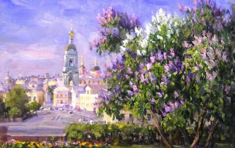 Сирень цветет картины