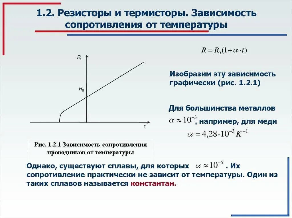 Как изменяется сопротивление проводника. Зависимость удельного сопротивления от температуры формула. изменение удельного сопротивления от температуры. зависимость электрического сопротивления от температуры формула. удельное сопротивление проводника от температуры.