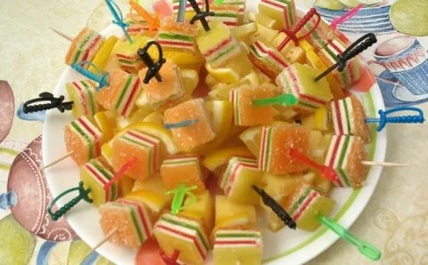 Шпажки с мармеладом