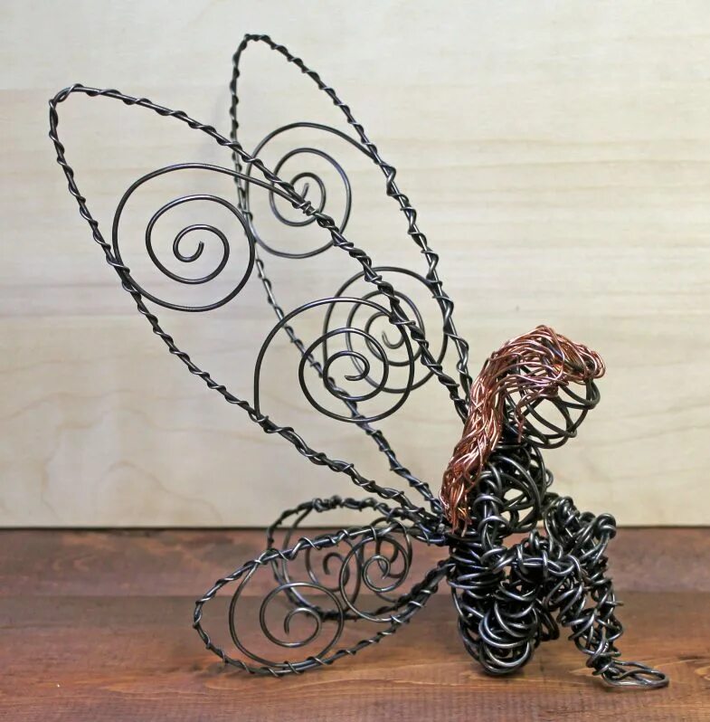 Цепочка из пружины. Фигурки из проволоки для детей. Фигурки из проволоки. Декоративные изделия из проволоки. Простые изделия из проволоки.