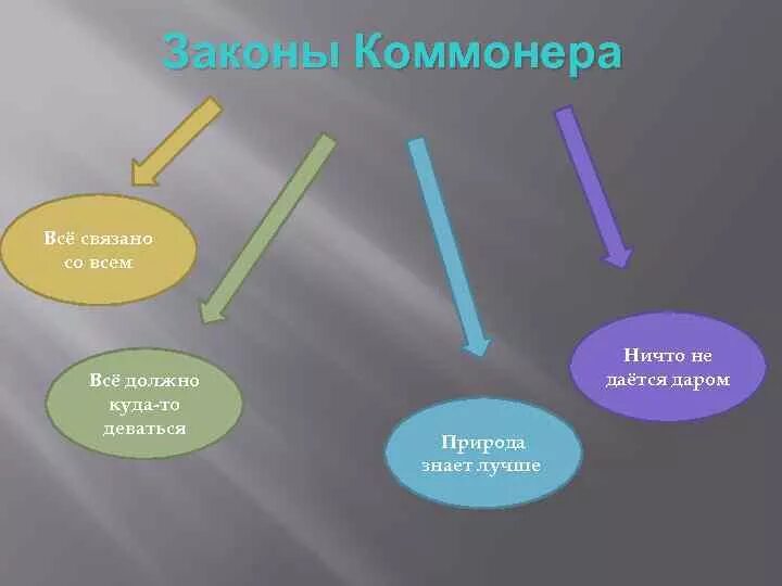 Примеры экологических законов. Законы Барри Коммонера. Законы экологии Барри Коммонера. Закон все связано со всем. Закон экологии все связано со всем примеры.