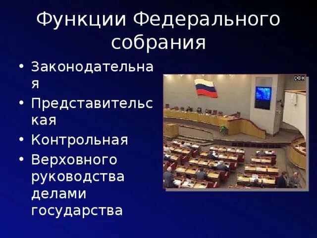 Федеральный совет рф функции. Функции федерального собрания РФ. Основная функция федерального собрания РФ. Основные функции федерального собрания Российской Федерации. Роль федерального собрания.