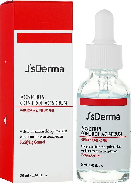 Js derma. Jsderma acnetrix control ac serum (30ml) сыворотка с ниацинамидом и цинком. jsderma acnetrix control ac serum сыворотка 30мл. j s derma acnetrix control ac serum. j s derma сыворотка.