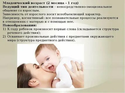 Эмоциональное общение в каком возрасте