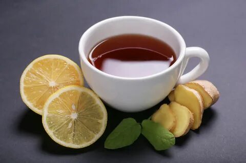 Черный чай с лимоном