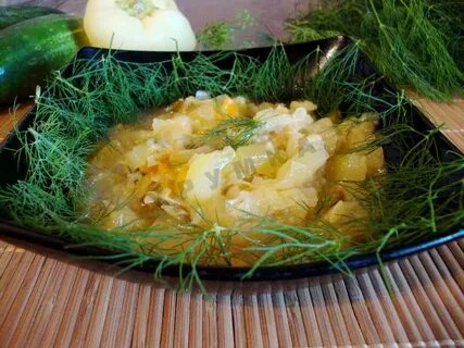 Рецепт приготовления кабачков с капустой