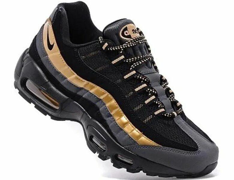 Кроссовки 36 авито. 95 Air Max черно золотые. Air Max 95 Black Gold. Nike 95 Black. Nike 95 черно золотые.