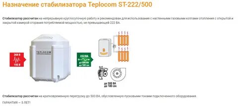 Как подобрать стабилизатор для газового котла