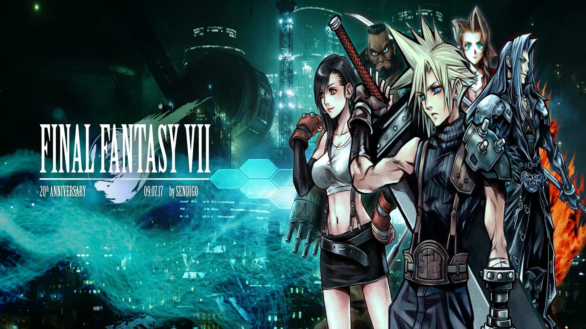 Final Fantasy 7 Постер. Final Fantasy VII Remake. Sephiroth ff7. Final fantasy 7 версии