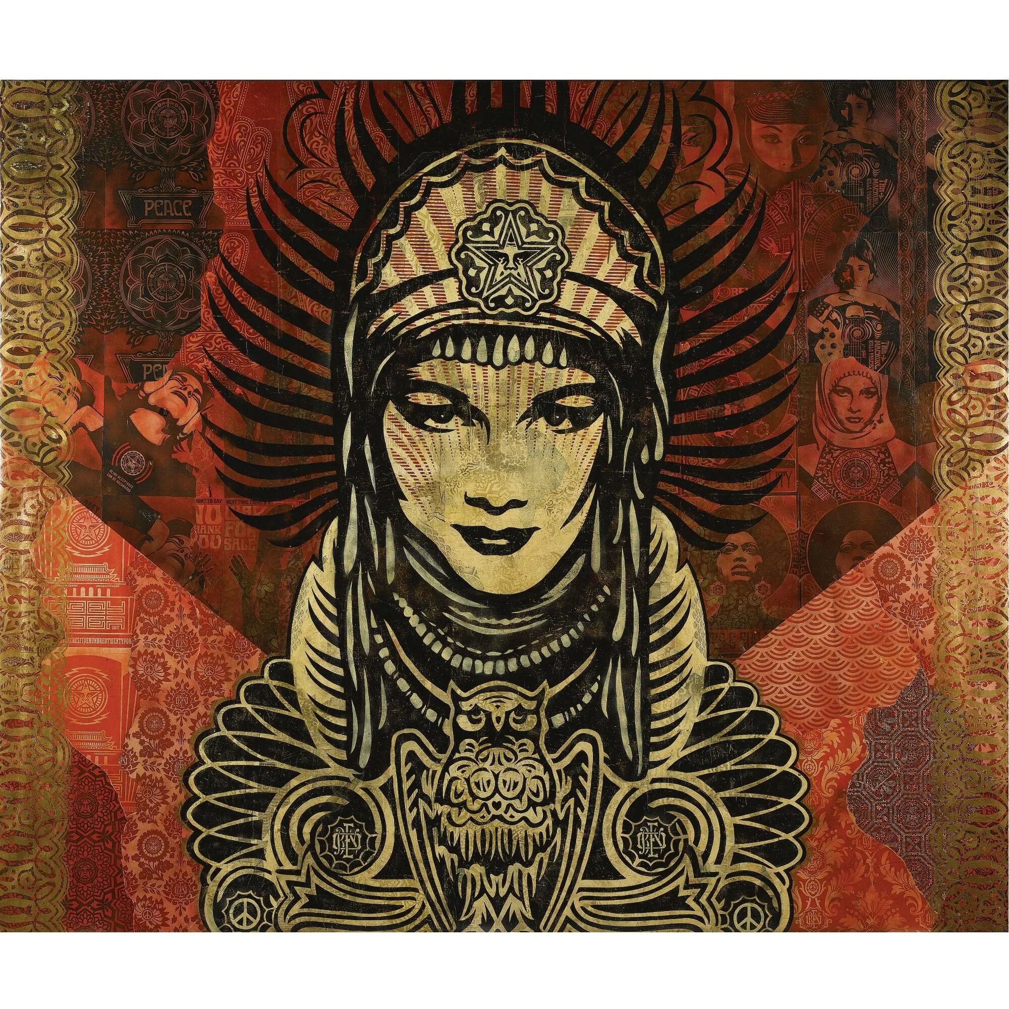 Шепард фейри. Фрэнк Шепард Фейри. Shepard Fairey художник. Shepard Fairey Street Art. Шепард Фейри картины.