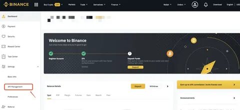 Binance api