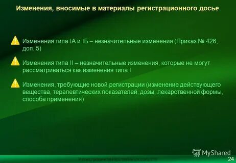 Регистрационное досье