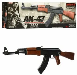 Игрушечный автомат ак 47 с пульками