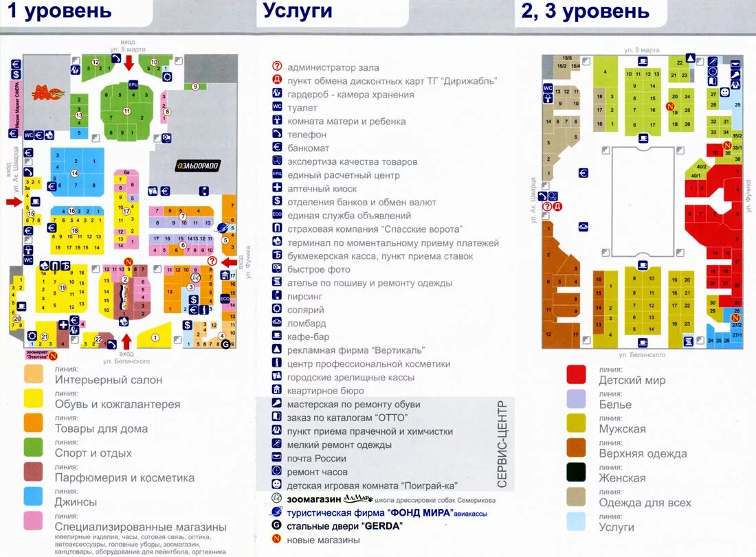 Список магазинов екатеринбурга