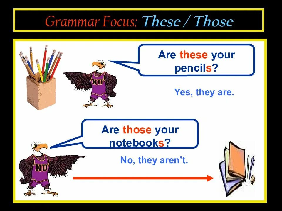 What s that yes it is. Grammar Focus. Is this your book. That или these are his Pencils. Is that those your book.