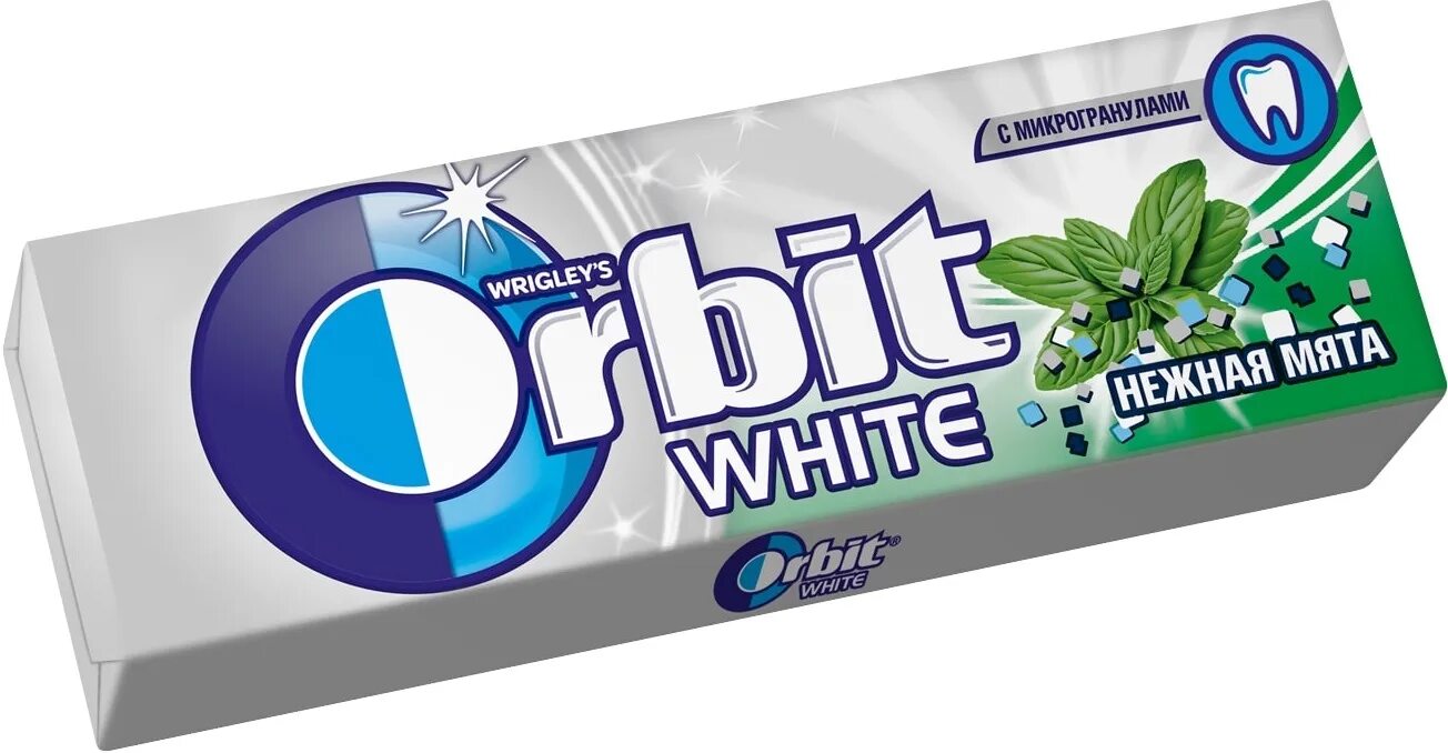 Жевательная резинка Orbit XXL White Bubblemint 20 шт. По 20,4 г. Orbit White Bubblemint, без сахара, 13.6 г. Жевательная резинка Orbit White нежная мята, 13,6 г. Жев. Резинка орбит Bubblemint 13.6гр (Ригли)#.