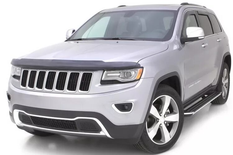 Капот джип чероки. Дефлектор капота Jeep Grand Cherokee wk2. Дефлекторы на Jeep Grand Cherokee wk2. Jeep wk2 с дефлектором капота. Дефлектор капота Jeep Grand Cherokee wk2 Mopar.