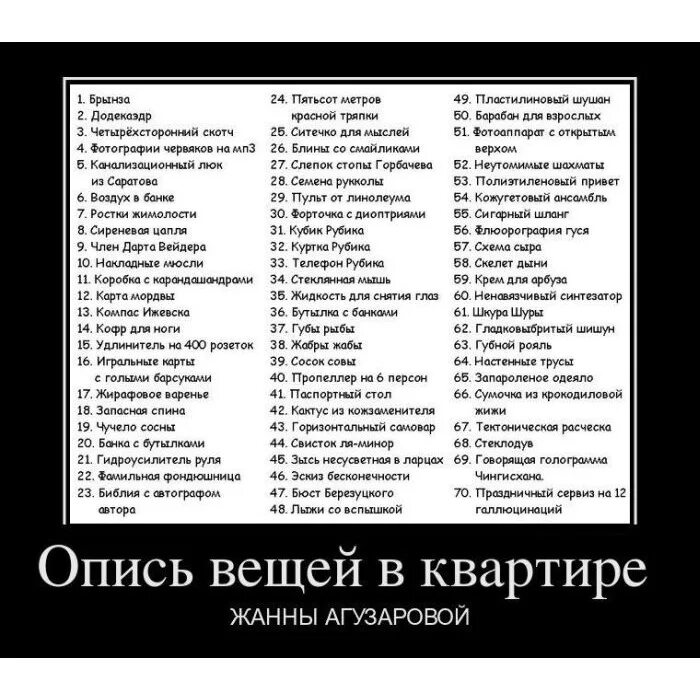 Что нужно купить в новую квартиру. Опись вещей в квартире Жанны Агузаровой. Список вещей в квартире Жанны Агузаровой. Список вещей Жанны Агузаровой. Опись вещей.