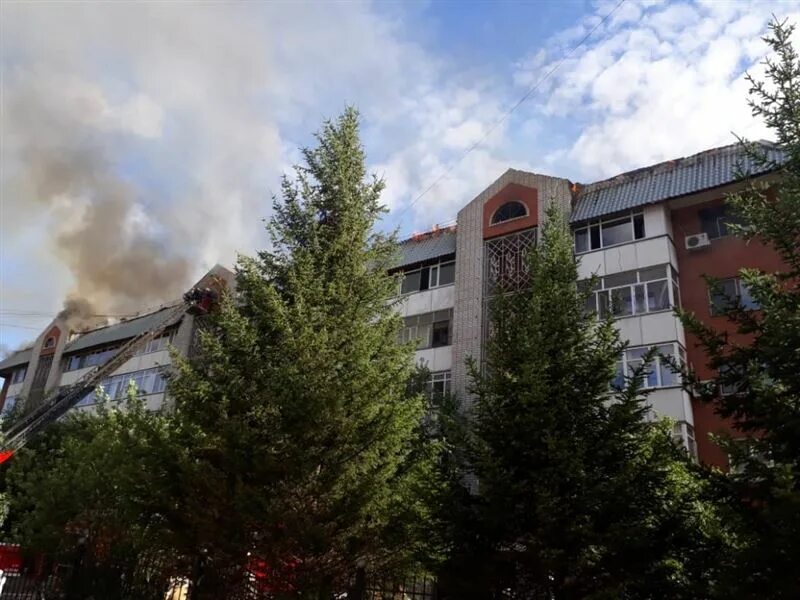 Горящий дом в астане. Горящий дом в астане