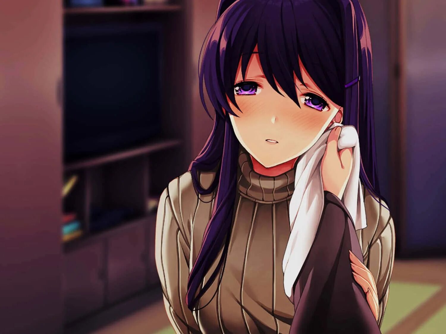 Yuri DDLC. Yuri Doki Doki. Юри доки доки сцены. Doki Doki Literature Club Yuri. Доку доку новелла