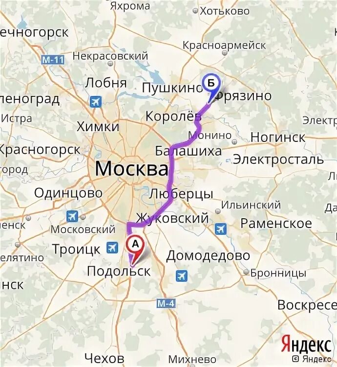 Входит ли подольск в москву