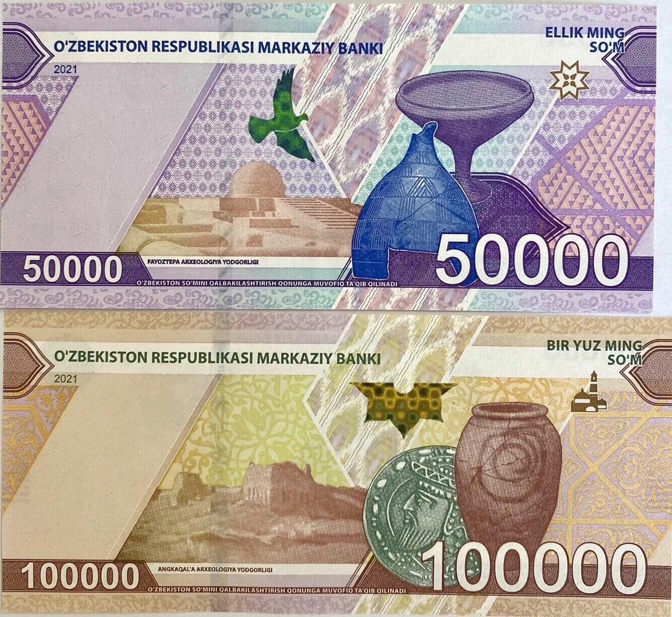 O zbekiston dollar. Банкнота 100000 сум. 100000 Купюра Узбекистана. 50000 Купюра в Узбекистане. Банкноты Узбекистана 2021.