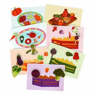 Игры на липучках овощи