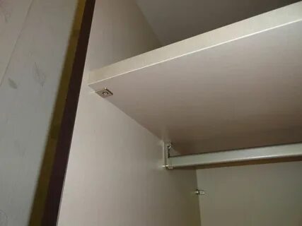 Как снять полки в шкафу