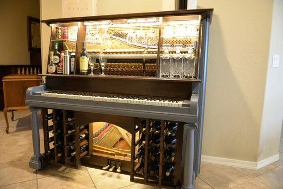 Bars for home, Piano bar, Piano