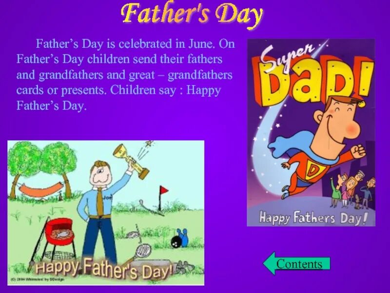 Special days in the us. Special days презентация. спешл дэй. special days 6 класс английский язык. fathers day celebration.